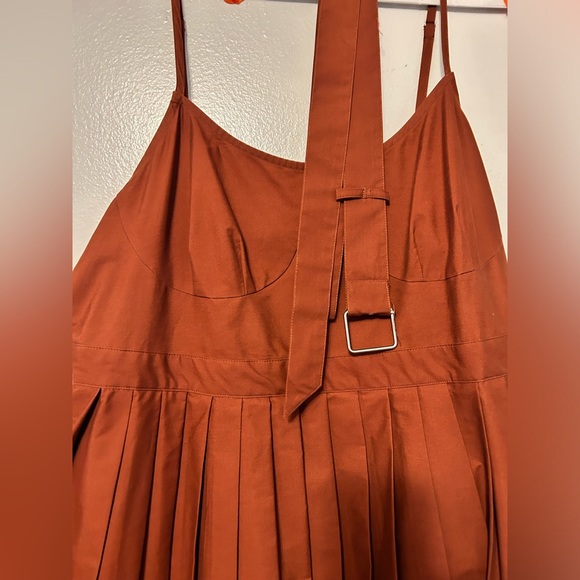 Women's Strappy Pleated Midi Dress - Future Collective with Reese Blutst… - Picture 4 of 6